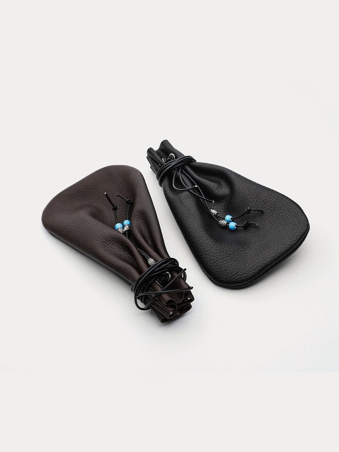 Small Cross Pouch(lash x Q's leather) [Black]